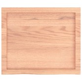 Világosbarna kezelt tömör tölgyfa asztallap 60x50x(2-4) cm