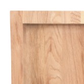 Világosbarna kezelt tömör tölgyfa asztallap 60x60x(2-4) cm