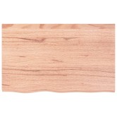 Világosbarna kezelt tömör tölgyfa asztallap 80x50x(2-4) cm