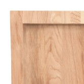Világosbarna kezelt tömör tölgyfa asztallap 80x50x(2-4) cm