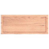 Világosbarna kezelt tömör tölgyfa asztallap 100x40x(2-4) cm