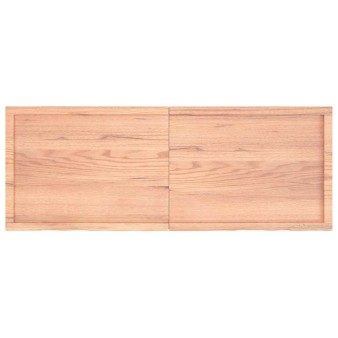 Világosbarna kezelt tömör tölgyfa asztallap 160x60x(2-4) cm