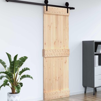 Ajtó narvik természetes 85 x 210 cm szilárd fenyőfa