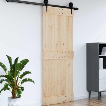Ajtó narvik természetes 90 x 210 cm szilárd fenyőfa