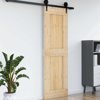 Ajtó narvik természetes 70 x 210 cm szilárd fenyőfa