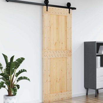 Ajtó narvik természetes 85 x 210 cm szilárd fenyőfa