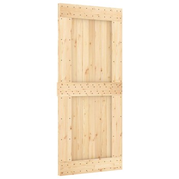 Ajtó narvik természetes 90 x 210 cm szilárd fenyőfa