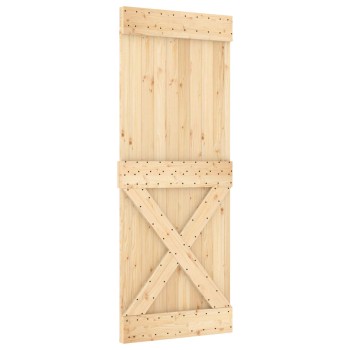 Ajtó narvik természetes 80 x 210 cm szilárd fenyőfa
