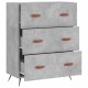 Betonszürke műfa komód 69,5 x 34 x 90 cm Betonszürke műfa komód 69,5 x 34 x 90 cm