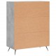 Betonszürke műfa komód 69,5 x 34 x 90 cm Betonszürke műfa komód 69,5 x 34 x 90 cm