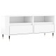 Magasfényű fehér szerelt fa tv-szekrény 100 x 34,5 x 44,5 cm Magasfényű fehér szerelt fa tv-szekrény 100 x 34,5 x 44,5 cm