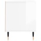 Magasfényű fehér szerelt fa tv-szekrény 100 x 34,5 x 44,5 cm Magasfényű fehér szerelt fa tv-szekrény 100 x 34,5 x 44,5 cm