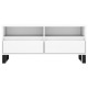 Fehér szerelt fa tv-szekrény 100x34,5x44,5 cm Fehér szerelt fa tv-szekrény 100x34,5x44,5 cm