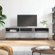 Betonszürke szerelt fa tv-szekrény 150x30x44,5 cm Betonszürke szerelt fa tv-szekrény 150x30x44,5 cm