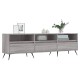 Szürke sonoma színű szerelt fa tv-szekrény 150x30x44,5 cm Szürke sonoma színű szerelt fa tv-szekrény 150x30x44,5 cm