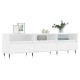 Fehér szerelt fa tv-szekrény 150 x 30 x 44,5 cm Fehér szerelt fa tv-szekrény 150 x 30 x 44,5 cm