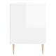 Magasfényű fehér szerelt fa tv-szekrény 150 x 30 x 44,5 cm Magasfényű fehér szerelt fa tv-szekrény 150 x 30 x 44,5 cm