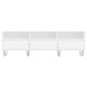 Fehér szerelt fa tv-szekrény 150 x 30 x 44,5 cm Fehér szerelt fa tv-szekrény 150 x 30 x 44,5 cm