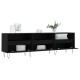 Fekete szerelt fa tv-szekrény 150 x 30 x 44,5 cm Fekete szerelt fa tv-szekrény 150 x 30 x 44,5 cm