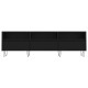 Fekete szerelt fa tv-szekrény 150 x 30 x 44,5 cm Fekete szerelt fa tv-szekrény 150 x 30 x 44,5 cm