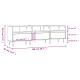 Betonszürke szerelt fa tv-szekrény 150x30x44,5 cm Betonszürke szerelt fa tv-szekrény 150x30x44,5 cm