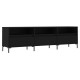 Fekete szerelt fa tv-szekrény 150 x 30 x 44,5 cm Fekete szerelt fa tv-szekrény 150 x 30 x 44,5 cm