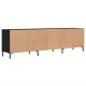 Fekete szerelt fa tv-szekrény 150 x 30 x 44,5 cm Fekete szerelt fa tv-szekrény 150 x 30 x 44,5 cm