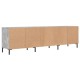 Betonszürke szerelt fa tv-szekrény 150x30x44,5 cm