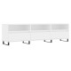 Fehér szerelt fa tv-szekrény 150 x 30 x 44,5 cm Fehér szerelt fa tv-szekrény 150 x 30 x 44,5 cm