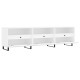 Fehér szerelt fa tv-szekrény 150 x 30 x 44,5 cm Fehér szerelt fa tv-szekrény 150 x 30 x 44,5 cm