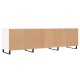 Fehér szerelt fa tv-szekrény 150 x 30 x 44,5 cm Fehér szerelt fa tv-szekrény 150 x 30 x 44,5 cm