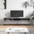 Szürke sonoma színű szerelt fa tv-szekrény 150x30x44,5 cm