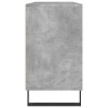 Betonszürke szerelt fa fürdőszobaszekrény 80 x 33 x 60 cm