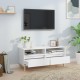 Fehér szerelt fa tv-szekrény 100x34,5x44,5 cm Fehér szerelt fa tv-szekrény 100x34,5x44,5 cm