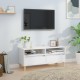 Fehér szerelt fa tv-szekrény 100x34,5x44,5 cm Fehér szerelt fa tv-szekrény 100x34,5x44,5 cm