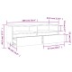 Betonszürke szerelt fa tv-szekrény 100x34,5x44,5 cm