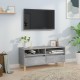 Betonszürke szerelt fa tv-szekrény 100x34,5x44,5 cm