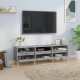 Betonszürke szerelt fa tv-szekrény 150x30x44,5 cm Betonszürke szerelt fa tv-szekrény 150x30x44,5 cm
