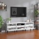 Fehér szerelt fa tv-szekrény 150 x 30 x 44,5 cm Fehér szerelt fa tv-szekrény 150 x 30 x 44,5 cm