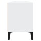 Fehér szerelt fa tv-szekrény 150 x 30 x 44,5 cm Fehér szerelt fa tv-szekrény 150 x 30 x 44,5 cm