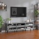 Betonszürke szerelt fa tv-szekrény 150x30x44,5 cm