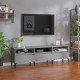 Betonszürke szerelt fa tv-szekrény 150x30x44,5 cm