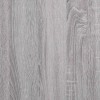 Szürke sonoma színű szerelt fa hanglemezszekrény 84,5x38x48 cm