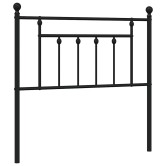 Fekete fém csere fejtámla 90 cm Fekete fém csere fejtámla 90 cm