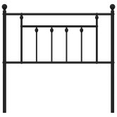 Fekete fém csere fejtámla 90 cm Fekete fém csere fejtámla 90 cm