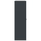 Antracitszürke acél irattartó szekrény 90x40x140 cm