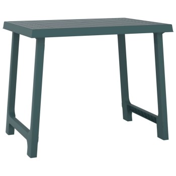 Zöld fa hatású pp kempingasztal 79x56x64 cm
