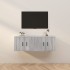 2 db szürke sonoma falra szerelhető tv-szekrény 57x34,5x40 cm