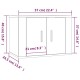 3 db magasfényű fehér fali tv-szekrény 57 x 34,5 x 40 cm 3 db magasfényű fehér fali tv-szekrény 57 x 34,5 x 40 cm