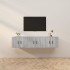 3 db szürke sonoma falra szerelhető tv-szekrény 57x34,5x40 cm